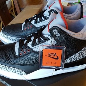*SOLD*Air Jordan Black Cement 3's Nike - US 12